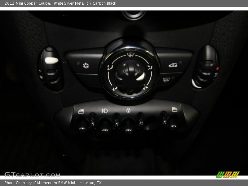 White Silver Metallic / Carbon Black 2012 Mini Cooper Coupe