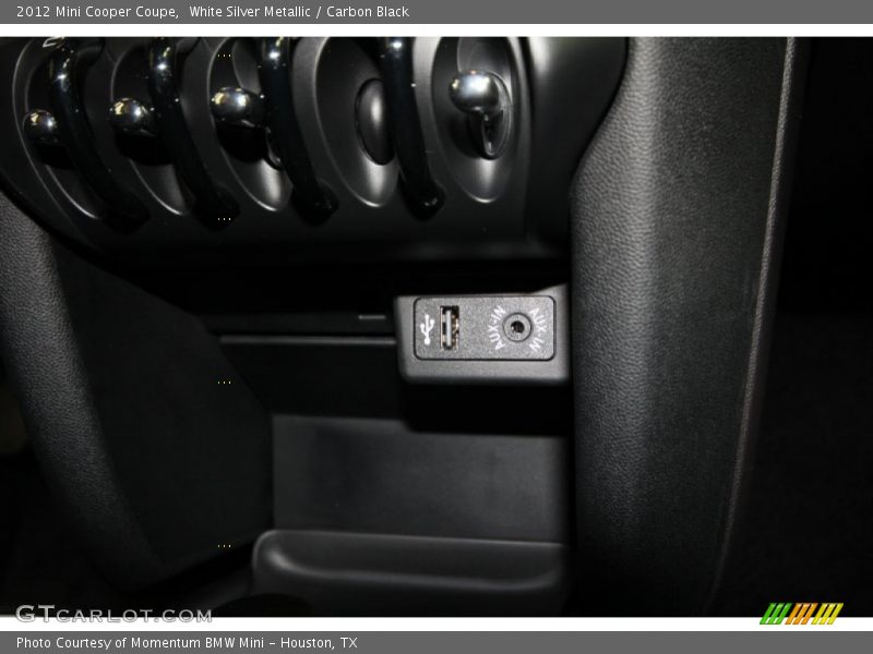 White Silver Metallic / Carbon Black 2012 Mini Cooper Coupe