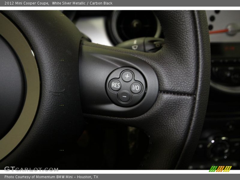 White Silver Metallic / Carbon Black 2012 Mini Cooper Coupe