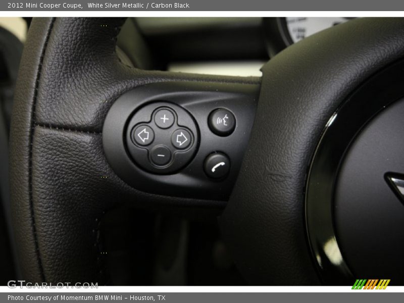 White Silver Metallic / Carbon Black 2012 Mini Cooper Coupe