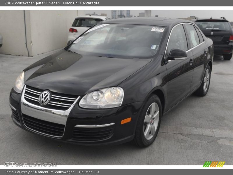 Black Uni / Anthracite 2009 Volkswagen Jetta SE Sedan