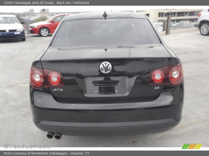 Black Uni / Anthracite 2009 Volkswagen Jetta SE Sedan