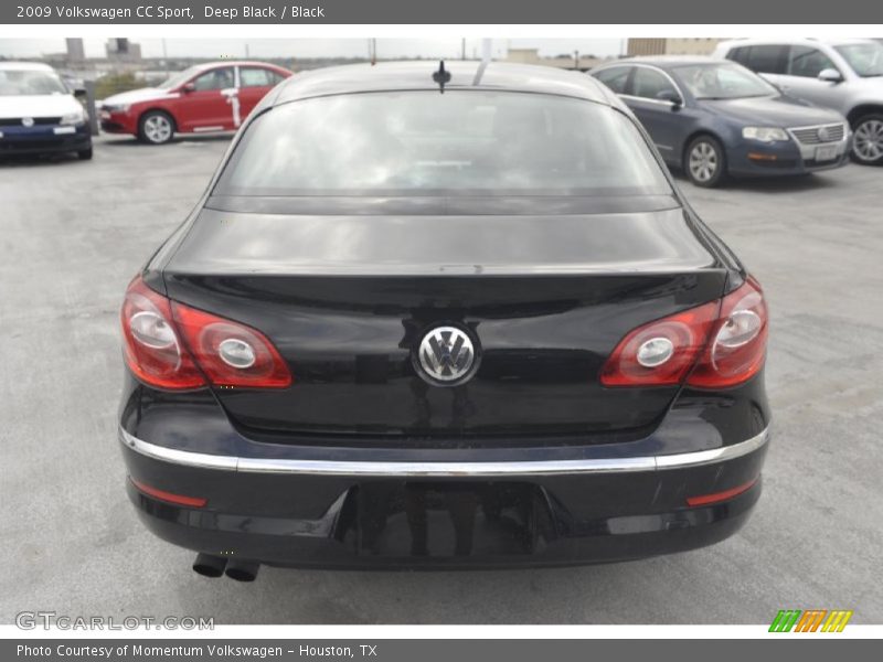 Deep Black / Black 2009 Volkswagen CC Sport