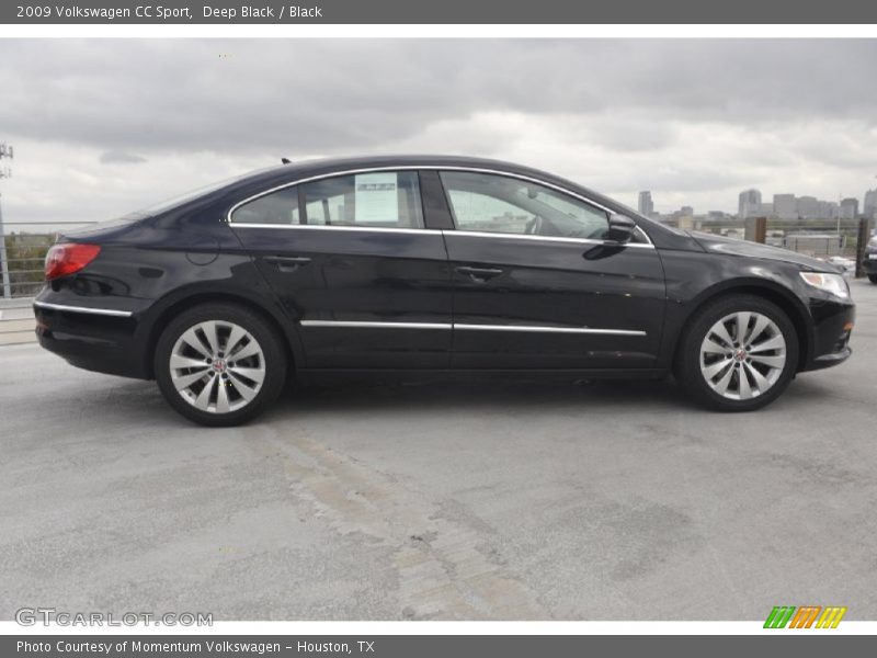 Deep Black / Black 2009 Volkswagen CC Sport