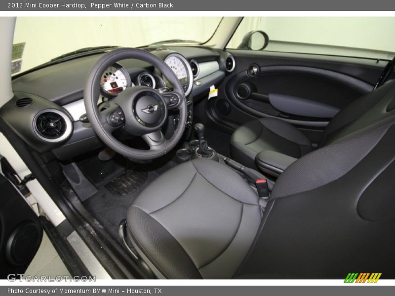 Pepper White / Carbon Black 2012 Mini Cooper Hardtop