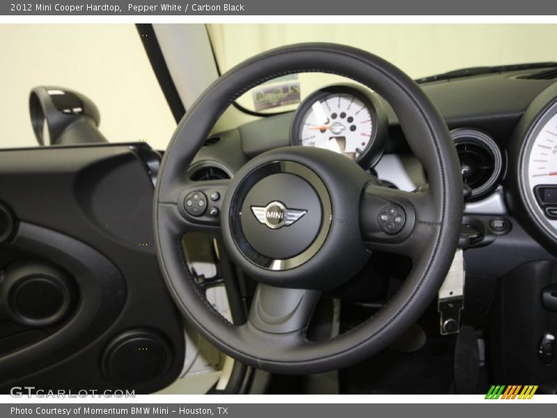 Pepper White / Carbon Black 2012 Mini Cooper Hardtop