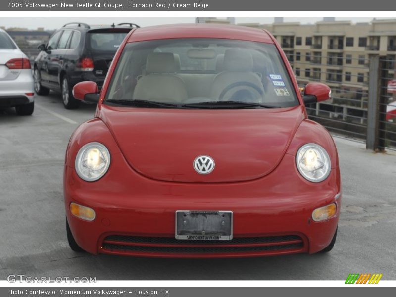 Tornado Red / Cream Beige 2005 Volkswagen New Beetle GL Coupe
