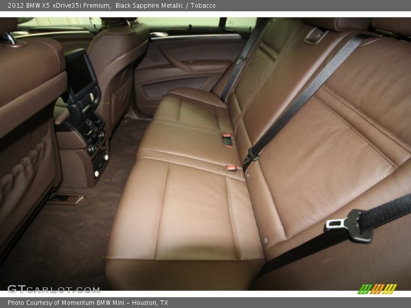 Rear Seat of 2012 X5 xDrive35i Premium