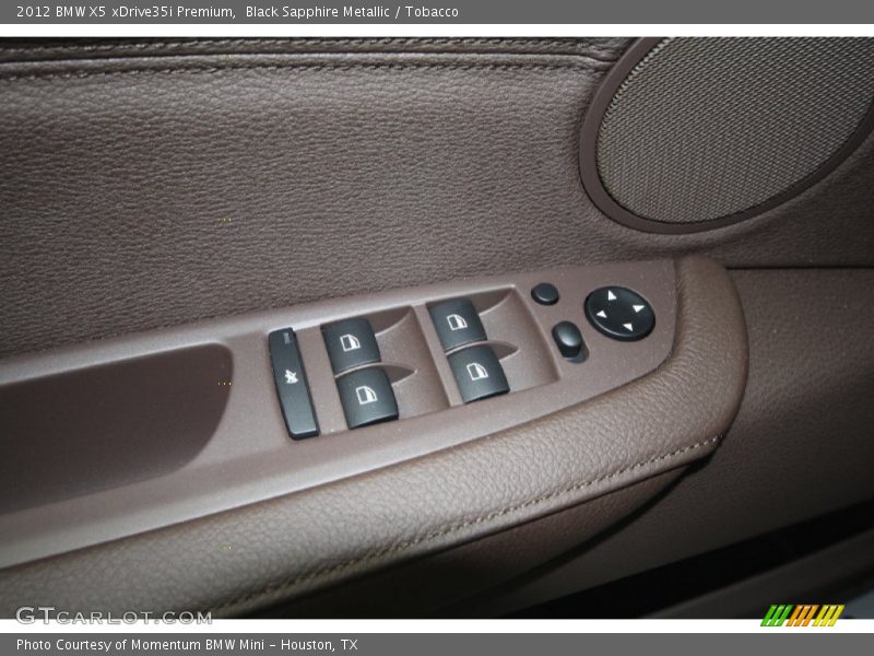 Black Sapphire Metallic / Tobacco 2012 BMW X5 xDrive35i Premium