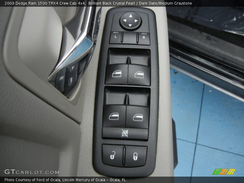 Brilliant Black Crystal Pearl / Dark Slate/Medium Graystone 2009 Dodge Ram 1500 TRX4 Crew Cab 4x4
