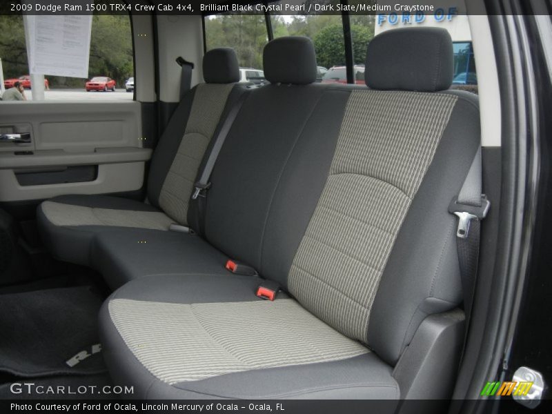 Brilliant Black Crystal Pearl / Dark Slate/Medium Graystone 2009 Dodge Ram 1500 TRX4 Crew Cab 4x4