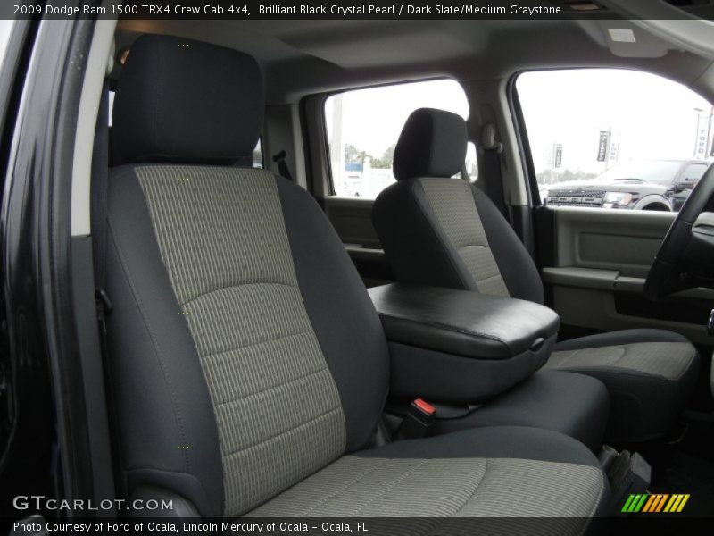 Brilliant Black Crystal Pearl / Dark Slate/Medium Graystone 2009 Dodge Ram 1500 TRX4 Crew Cab 4x4