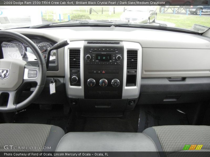 Brilliant Black Crystal Pearl / Dark Slate/Medium Graystone 2009 Dodge Ram 1500 TRX4 Crew Cab 4x4