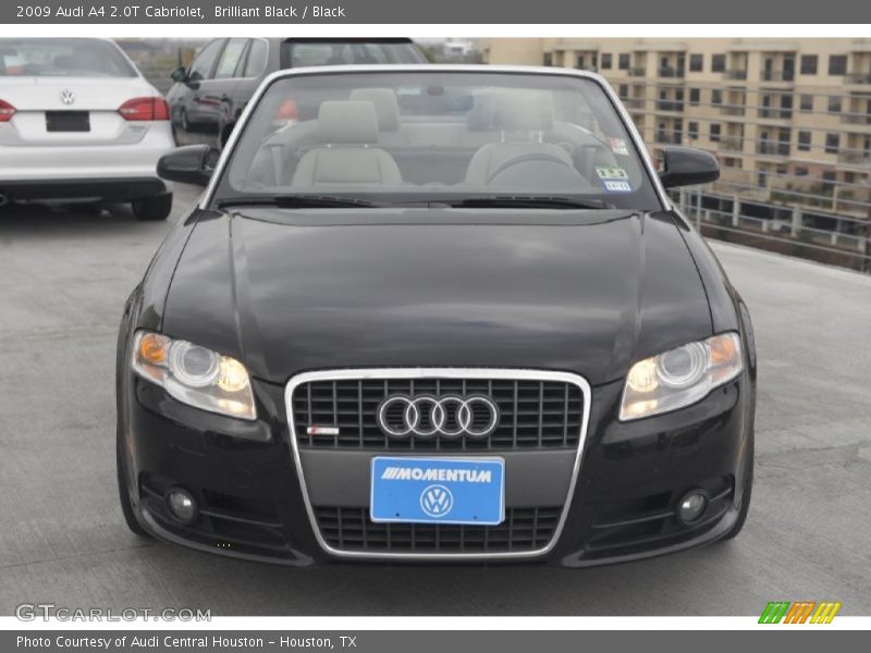 Brilliant Black / Black 2009 Audi A4 2.0T Cabriolet