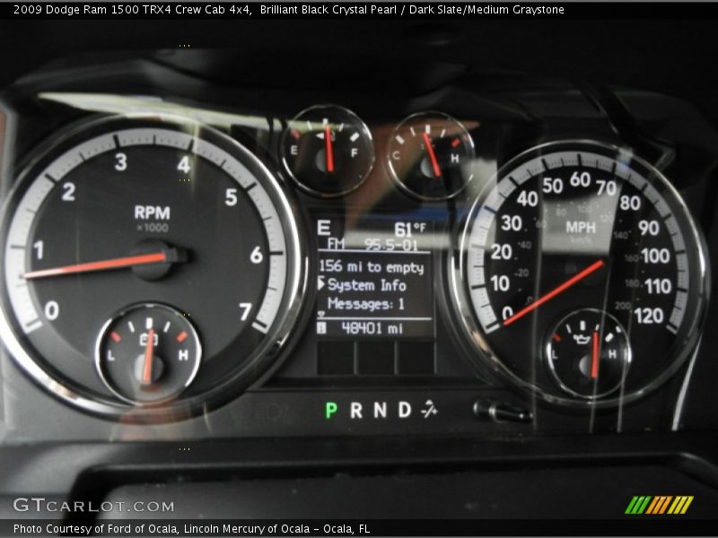  2009 Ram 1500 TRX4 Crew Cab 4x4 TRX4 Crew Cab 4x4 Gauges