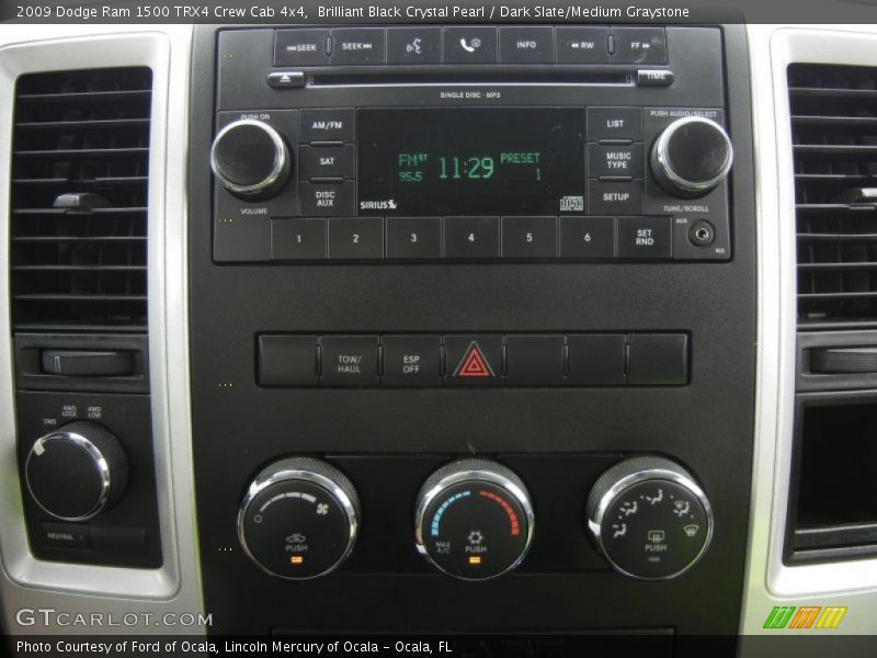 Brilliant Black Crystal Pearl / Dark Slate/Medium Graystone 2009 Dodge Ram 1500 TRX4 Crew Cab 4x4