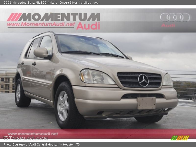 Desert Silver Metallic / Java 2001 Mercedes-Benz ML 320 4Matic