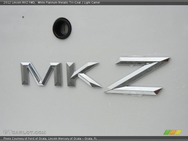 White Platinum Metallic Tri-Coat / Light Camel 2012 Lincoln MKZ FWD