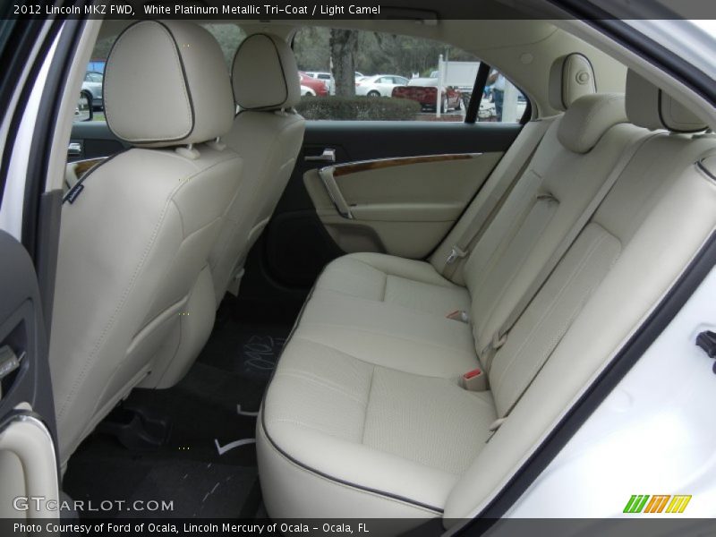 White Platinum Metallic Tri-Coat / Light Camel 2012 Lincoln MKZ FWD