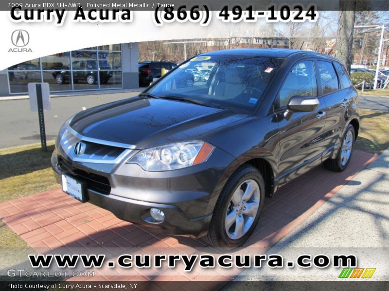 Polished Metal Metallic / Taupe 2009 Acura RDX SH-AWD