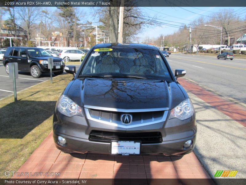 Polished Metal Metallic / Taupe 2009 Acura RDX SH-AWD