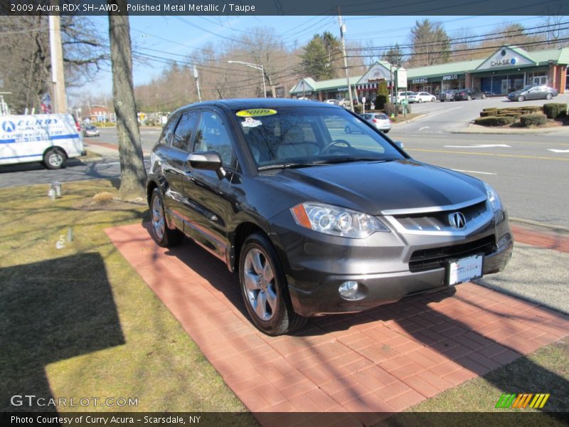 Polished Metal Metallic / Taupe 2009 Acura RDX SH-AWD