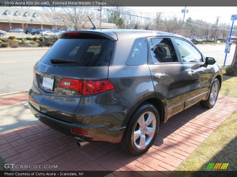 Polished Metal Metallic / Taupe 2009 Acura RDX SH-AWD