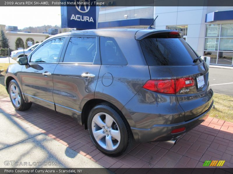 Polished Metal Metallic / Taupe 2009 Acura RDX SH-AWD