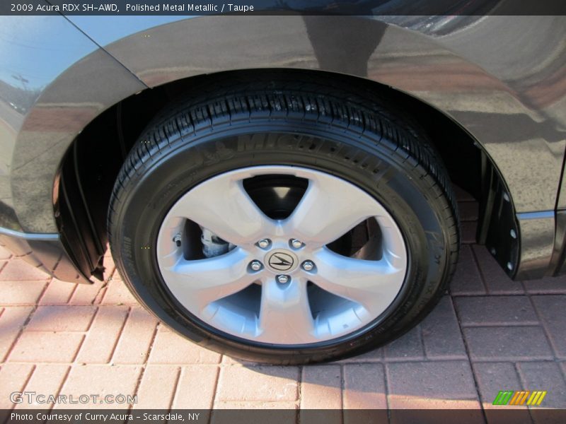Polished Metal Metallic / Taupe 2009 Acura RDX SH-AWD