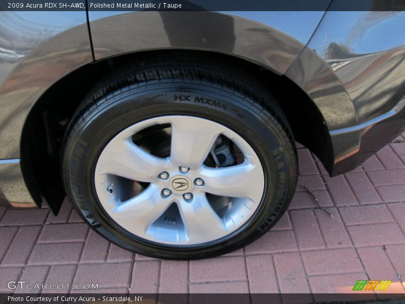 Polished Metal Metallic / Taupe 2009 Acura RDX SH-AWD