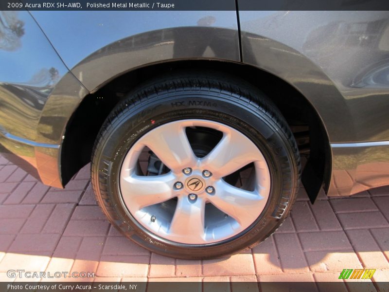 Polished Metal Metallic / Taupe 2009 Acura RDX SH-AWD