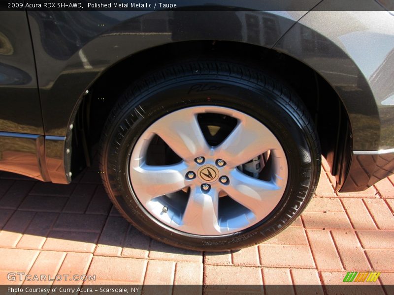 Polished Metal Metallic / Taupe 2009 Acura RDX SH-AWD