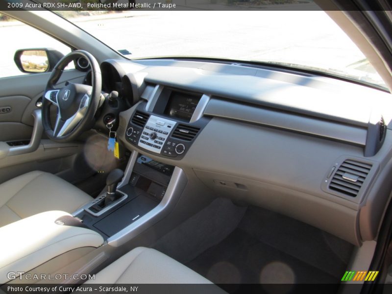 Polished Metal Metallic / Taupe 2009 Acura RDX SH-AWD