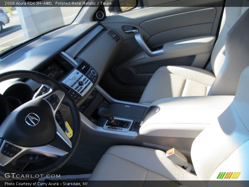 Polished Metal Metallic / Taupe 2009 Acura RDX SH-AWD