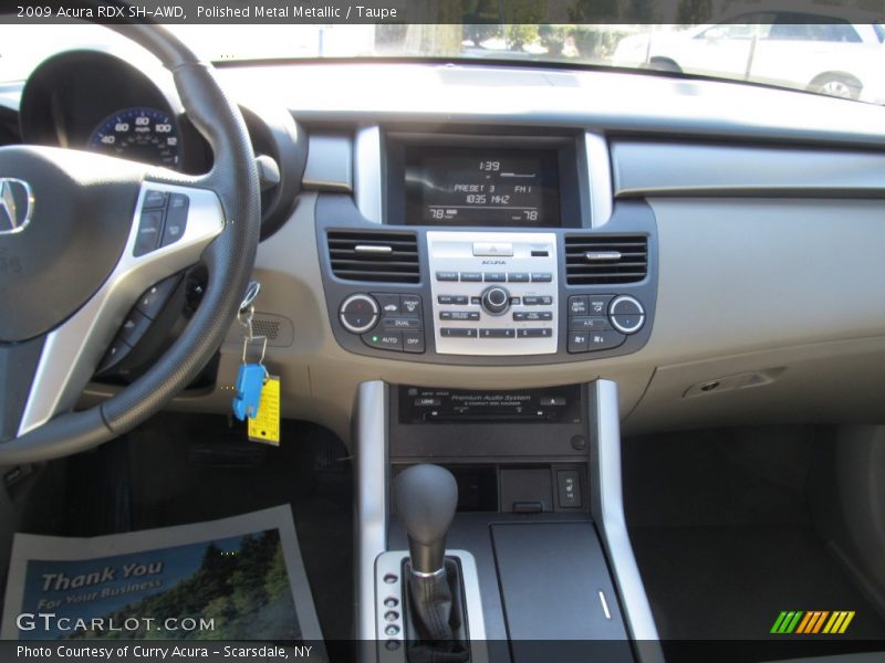 Polished Metal Metallic / Taupe 2009 Acura RDX SH-AWD