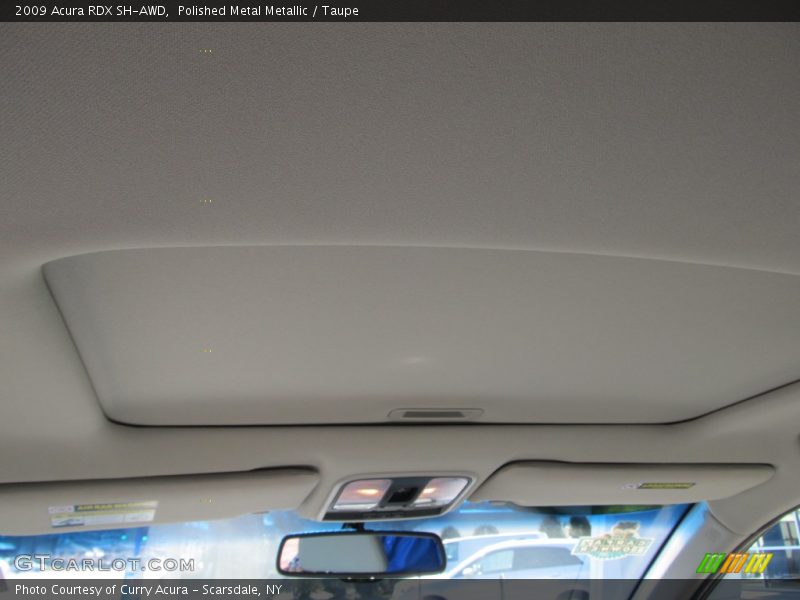 Polished Metal Metallic / Taupe 2009 Acura RDX SH-AWD
