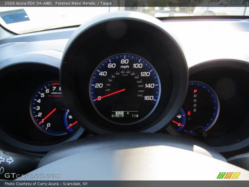Polished Metal Metallic / Taupe 2009 Acura RDX SH-AWD
