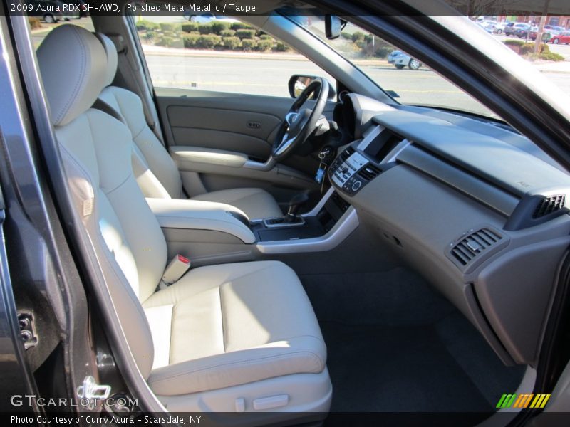 Polished Metal Metallic / Taupe 2009 Acura RDX SH-AWD