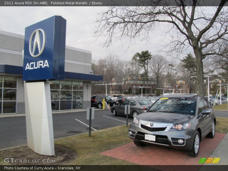 Polished Metal Metallic / Ebony 2011 Acura RDX SH-AWD