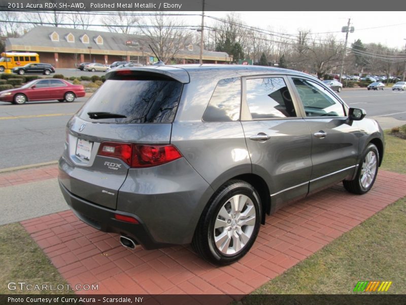 Polished Metal Metallic / Ebony 2011 Acura RDX SH-AWD