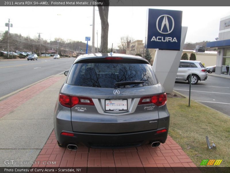 Polished Metal Metallic / Ebony 2011 Acura RDX SH-AWD