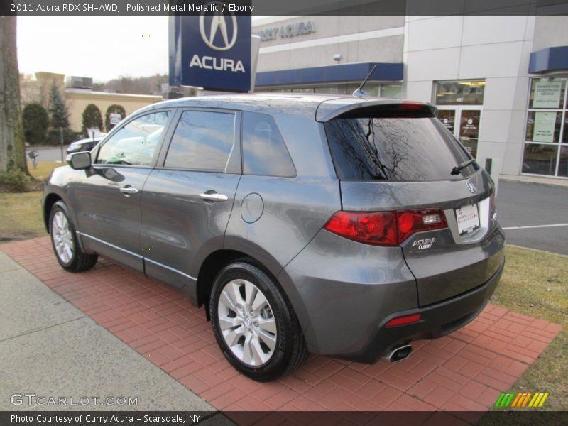 Polished Metal Metallic / Ebony 2011 Acura RDX SH-AWD