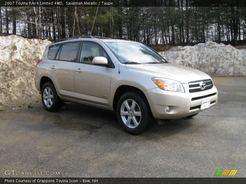 Savannah Metallic / Taupe 2007 Toyota RAV4 Limited 4WD