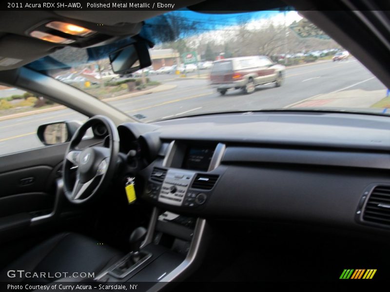Polished Metal Metallic / Ebony 2011 Acura RDX SH-AWD