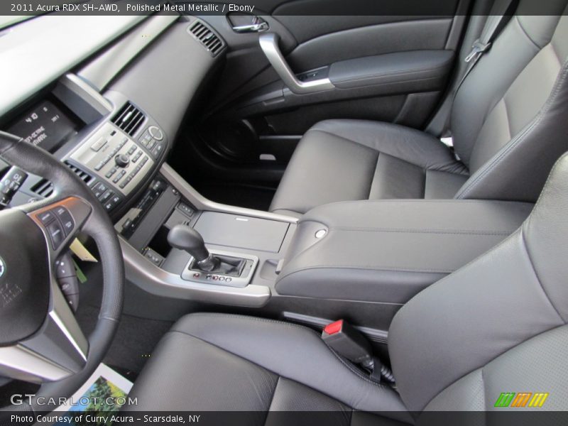 Polished Metal Metallic / Ebony 2011 Acura RDX SH-AWD