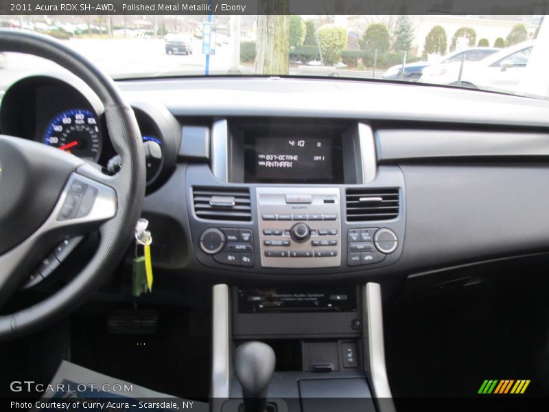 Polished Metal Metallic / Ebony 2011 Acura RDX SH-AWD