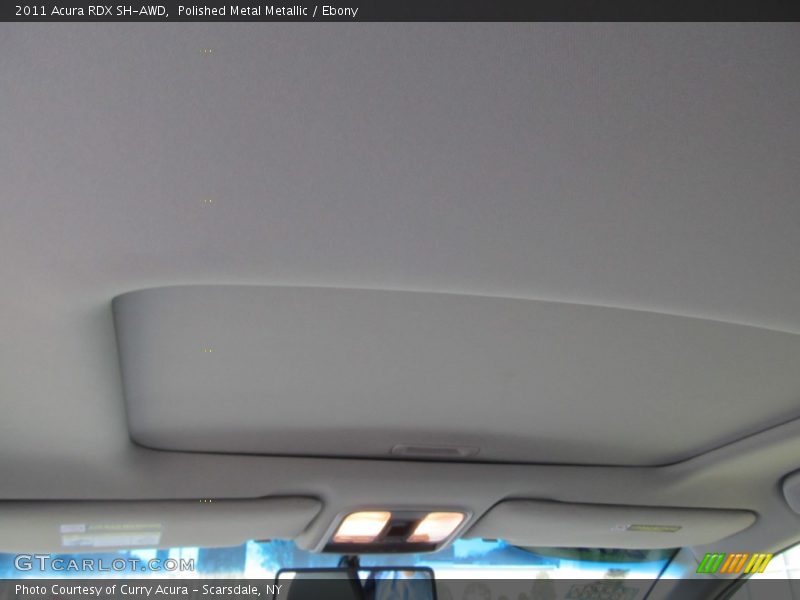 Polished Metal Metallic / Ebony 2011 Acura RDX SH-AWD