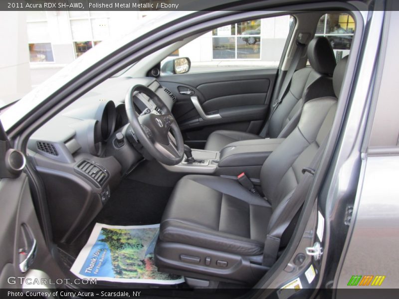 Polished Metal Metallic / Ebony 2011 Acura RDX SH-AWD