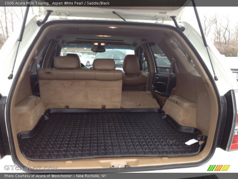 Aspen White Pearl / Saddle/Black 2006 Acura MDX Touring
