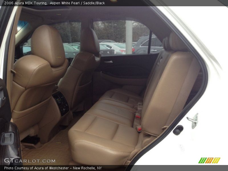Aspen White Pearl / Saddle/Black 2006 Acura MDX Touring